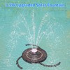 AISITIN 3.5W Solar Water Fountain with Storage, 6.3" Solar Powered