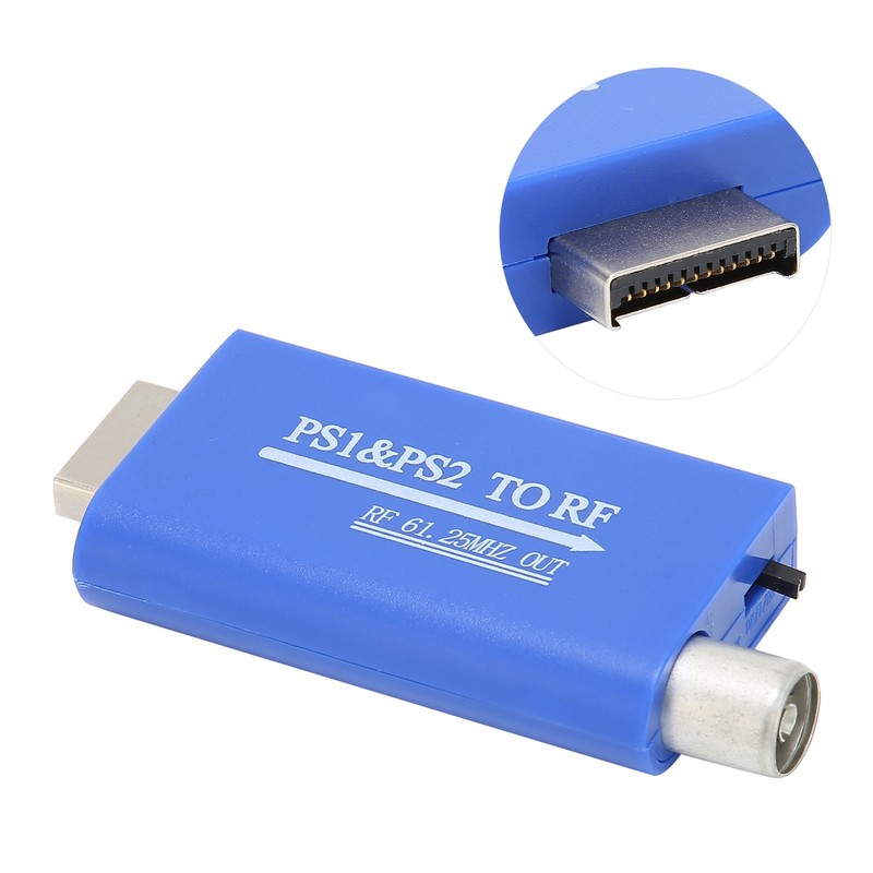 For PS1/2 to RF Adapter TV RF Signal Conveter for