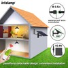 intelamp Solar Pendant Lights Indoor Outdoor, 4000mAh Gazebo Shed Chandeliers