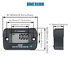 Runleader Digital Vibration Hour Counter with Multiple Maintenance Reminders for