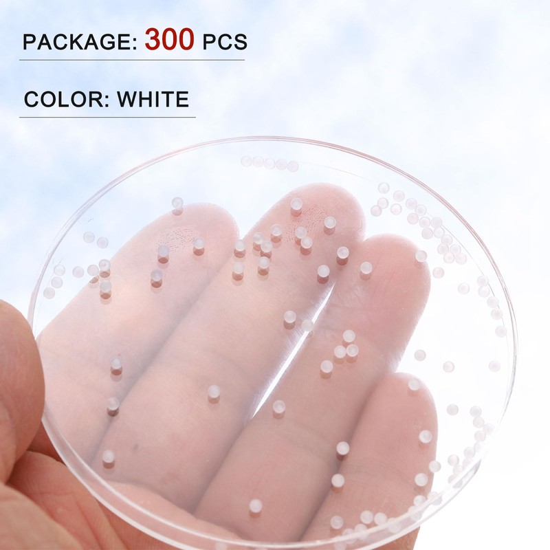 sourcing map 300pcs PP Plastic Bearing Balls 2mm Solid Plastic