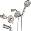 Aolemi Shower Faucet Set with Tub Spout Rain Shower Head