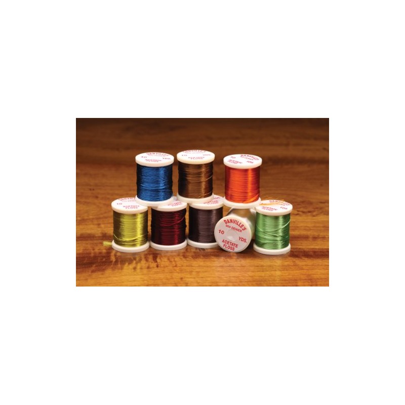 Hareline Danville Acetate Floss Ginger