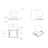 RAM-347U RAM Ball Adapter with AMPS Plate - C Size...