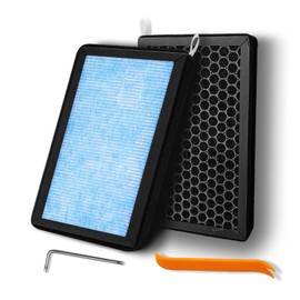 2 Pack Air Filter Automotive for Model Y Model 3 2016 2017 2018 2019 2020 2021 2022 2023 2024, HXSKJMX Premium HEPA Air Filter Cabin Air Filter with Activated Carbon Car Air Filter