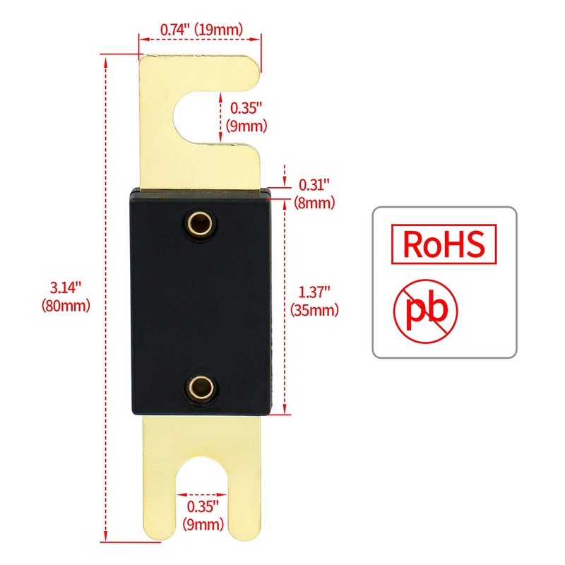 heschen (Hudson Electric) Car ANL Fuse 50 A Automotive Bike