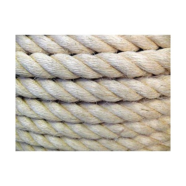 Westward Ropes Natural Rope - Sisal Natural Rope 8mm x 7 Metres