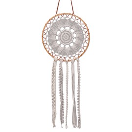 Heritage Lace White (Godiva) Crochet Envy 12" Round Dream Catcher