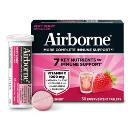Airborne Vitamina C 1000mg Con Zinc Y Vitamina D 30 Tablet