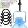 DRERIO 4 Pcs Bungee Cord with Hook 1m Heavy Duty
