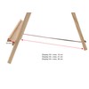 Paintersisters Tischstaffelei 30 cm hoch, Display-Staffelei, Deko-Ständer, Bildhalter, Sitzstaffelei