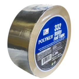 POLYKEN 332 Aluminum Foil Tape 2" x 50 yds (48mm x 46m)