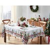 Home Bargains Plus Pine Berry Provence Christmas Fabric Tablecloth, French