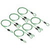 PATIKIL Security Cable 2.5mm x 0.5m/1.64ft, 6 Pack Coated Luggage