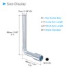 CoCud Metric L Shaped Angled Hex Socket Wrench, | 8mm