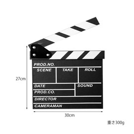 GOODCHI Vintage Clapboard Clapboard for Cinema Shooting Video Filmmaking Home Decor Cinema Equipment