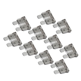 VekAuto 10 Pcs Blade Style Fuse, 2A Blade Fuses Universal for Car Plastic Metal Gray