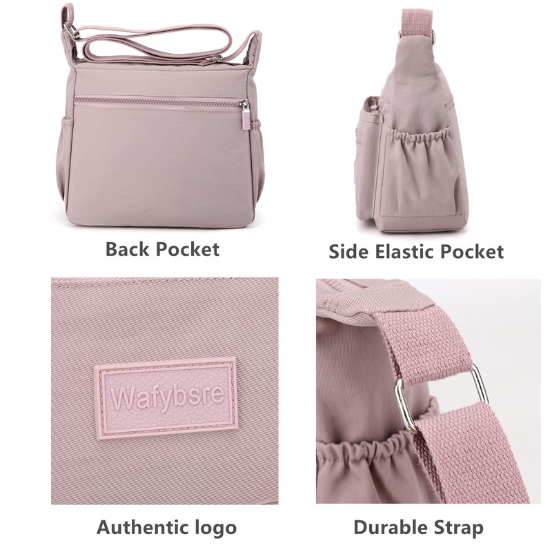 Wafybsre Handbags for Ladies Multi Pocket Purses for Women Messenger