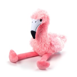 The Petting Zoo Flamingo Peluche de animales de peluche, regalos para niños, animales de vida silvestre Scoopz, juguete de peluche de flamenco rosa, 8 pulgadas