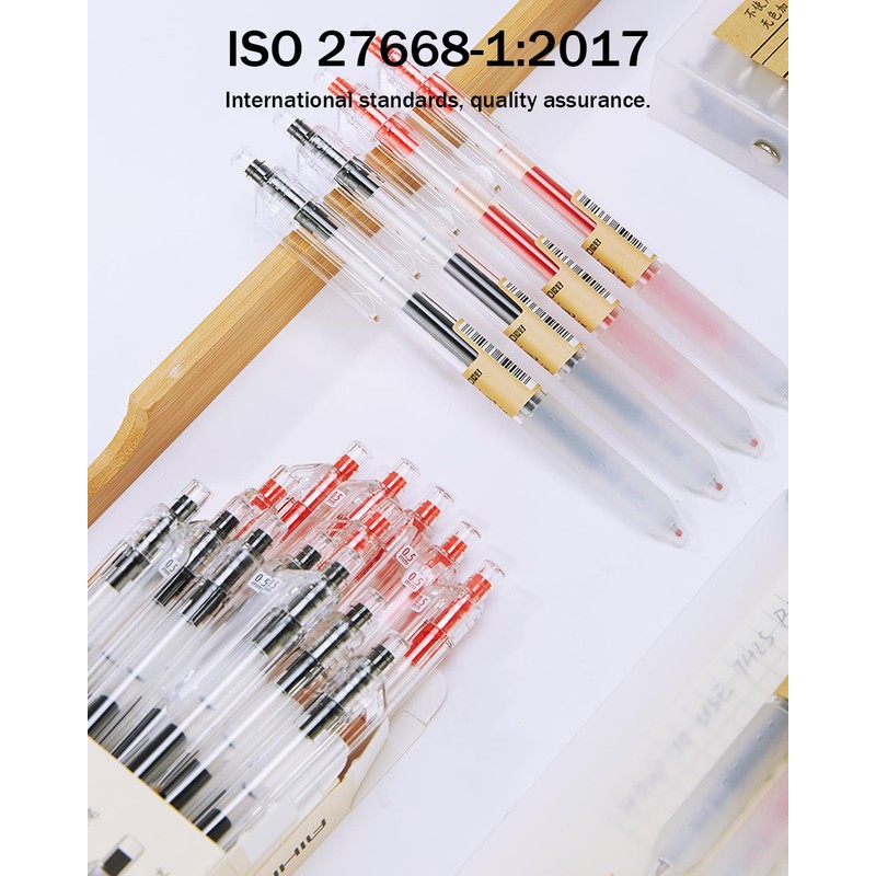 Tinsync 8 Pcs Japanese Pens Stationery, 0.5mm Retractable Gel Pens