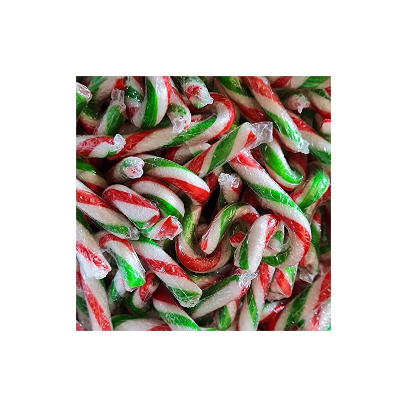 Bonds of London Mini Peppermint Flavour Candy Canes 5g (Pack