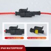 Nilight 120PCS 1 Pin Electrical Connector ?Plug Male Female Terminal