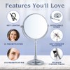MIRRORVANA 15X Magnifying Makeup Mirror with Stand - Double-Sided 15X/1X