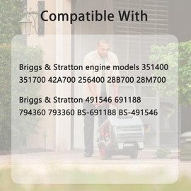 JSMANCAVE Voltage Regulator Rectifier Lawn Mower Engine Fits For Briggs & Stratton Repl.# 491546 691188 794360 793360 351400 351700 42A700 256400 28B700 28M700