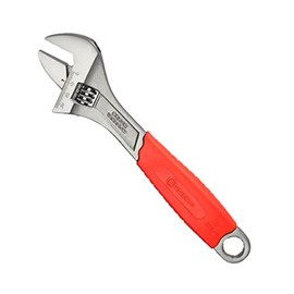 Connex COX550110 Adjustable Wrench with TPR Handle, Silver/Red, 250 mm