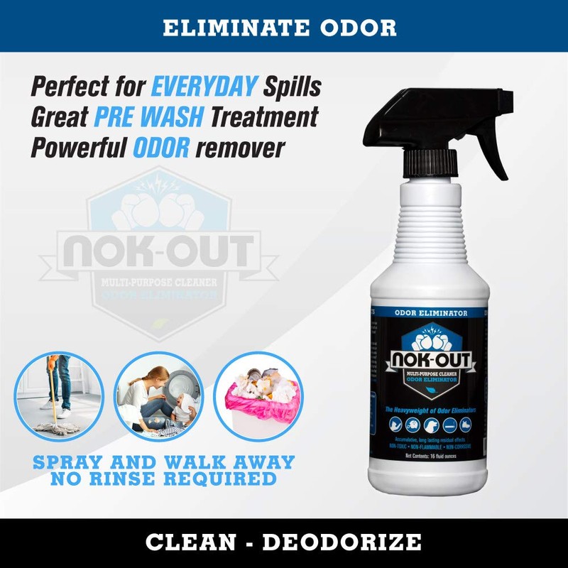 NOK OUT Odor Remover, Pet Deodorizer and Cleaning Spray, Made