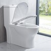 SADALAK Soft Close Quick Release Toilet Seat Elongated- Heavy Duty