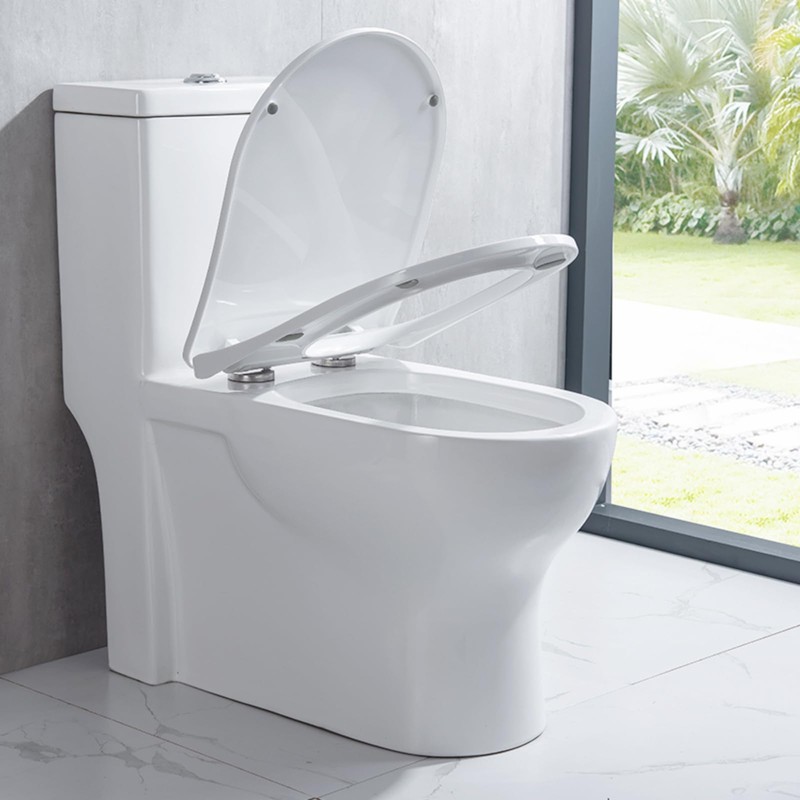 SADALAK Soft Close Quick Release Toilet Seat Elongated- Heavy Duty