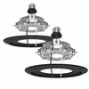 Recessed Light to Pendant Converter Kit, 2 Pack Adjustable Can