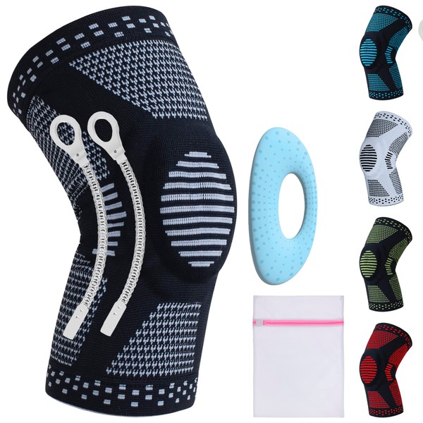 360 RELIEF - Compression Knee Brace with Gel Pads and