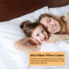 West Midlands Homeware Pillow Cases 2 Pack Black Pillowcases Super