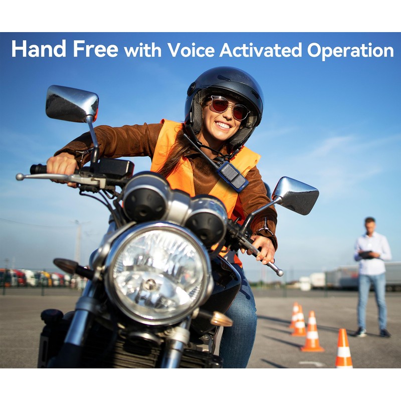 Arcshell Rechargeable Long Range Two-Way Radios with Earpiece Headsets 3