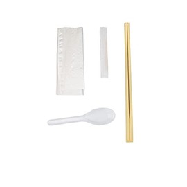 Medium Weight Individually Wrapped Utensil sets Great for Picnic BBQ, Party Supply, Restaurant, Travel Camping Cutlery Set (50, Chopsticks Set)