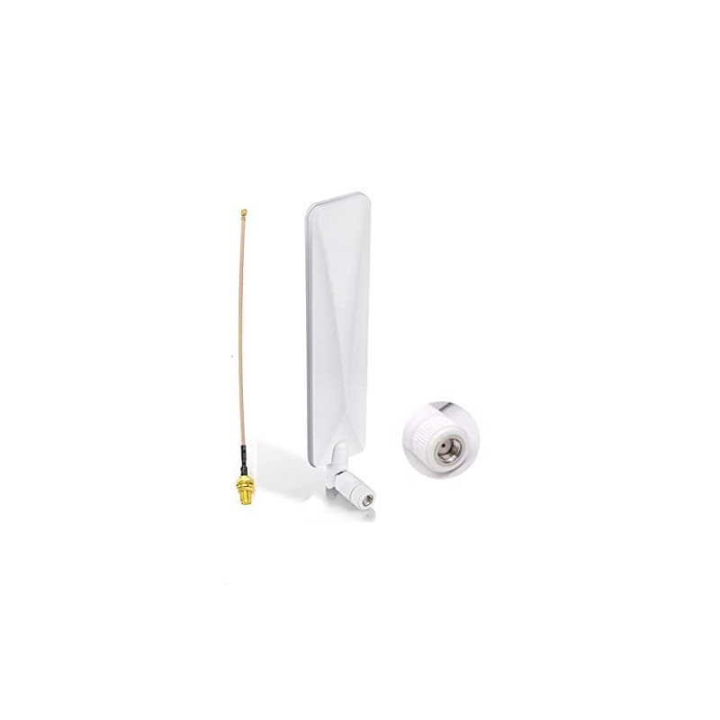 4G 5G LTE Antenna 9dBi SMA Male Cellular White SMA
