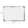 eBigVaue Magnetic Steel Dry Erase Whiteboard 24"x18" – Wall Mounted