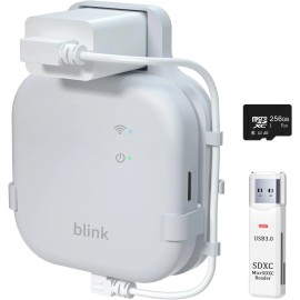 SIBADA 256GB Micro SD Card for Blink Sync Module, Space-Saving Wall Mount & Reader for