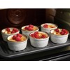 ONEMORE Ramekins 6 oz Oven Safe, Ceramic Souffle Dishes with