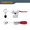 POWERTEC Toggle Clamp Set for T track, 500 lbs Holding