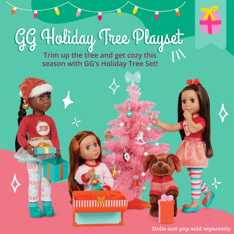 Glitter Girls – 14-Inch Doll Accessories – Winter Tree Playset