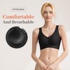 Fittingirls Womens Seamless Wireless Supportive Bra Push up Comfort Soft