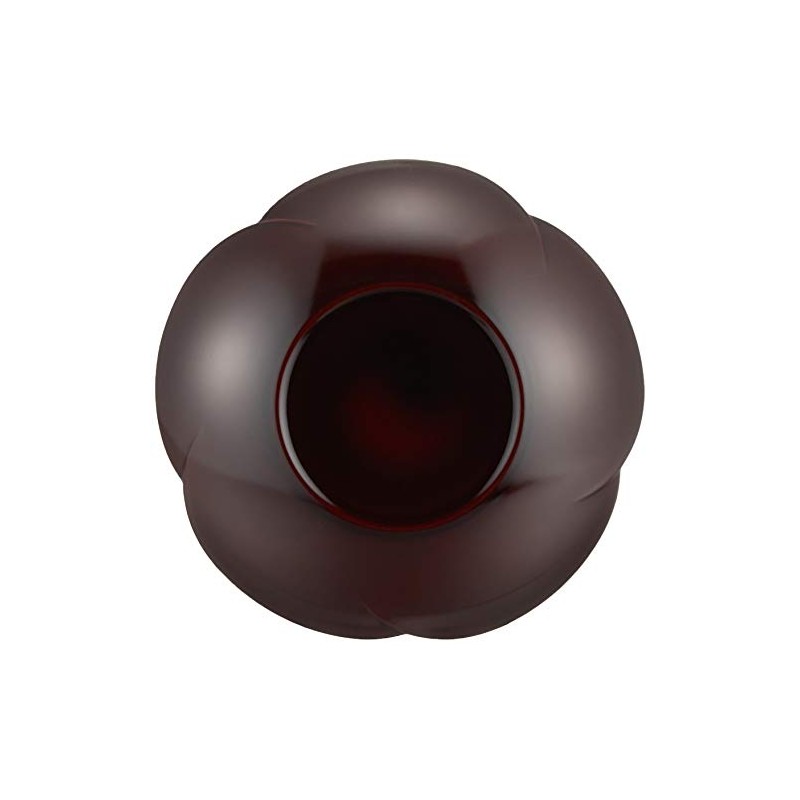 Mitani M17347-5 Yamanaka Lacquerware Medium Plate, Dark Brown, 5.9 inches