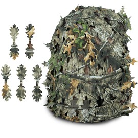 LOOGU Tactical Backpack Cover, Breathable Mesh Camo Camouflage Pack Cover Great for Tactical Military Gear Combat (Backpack Not Included)