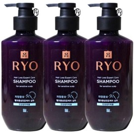 Ryo Jayangyunmo 9ex Scalp Care Shampoo for Sensitive Scalp 400ml x 3 - Single / 려 자양윤모 9ex 두피케어 샴푸 민감두피용 400ml x3개 - 단일