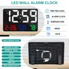 U-picks Digital Alarm Clock, 11.5 Inch Digital Wall Clock, Alarm
