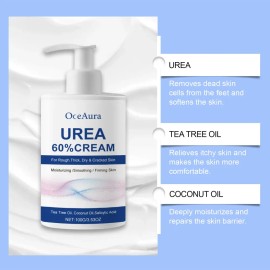 Crema Oceaura Con Urea 60% Para Pies Y Piel Seca Neutra