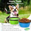 Pawaboo Collapsible Dog Bowls 2 Pack, Silicone Feeding Watering Bowls